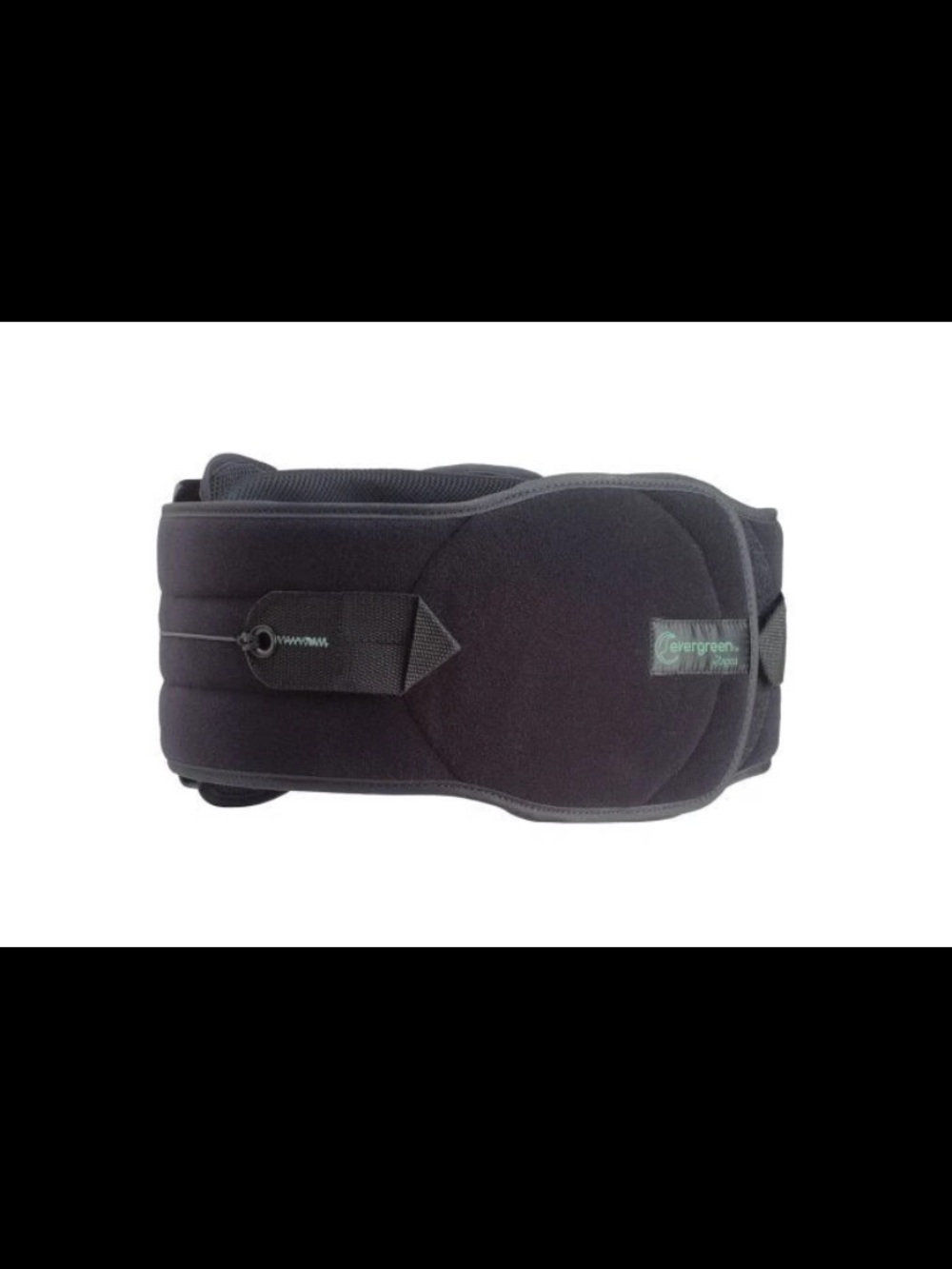 Aspen Evergreen Lumbar Support Belt in Black